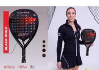 SET BLACK WOLF PADEL RACKET - thumbnail
