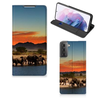 Samsung Galaxy S21 Plus | Hoesje maken | Olifanten