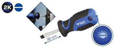 Brilliant Tools BT030901 Platte schroevendraaier Kopbreedte: 5 mm Koplengte: 38 mm Brilliant Tools BT030901 Platte schroevendraaier Kopbreedte: 5 mm Koplengte: 38 mm