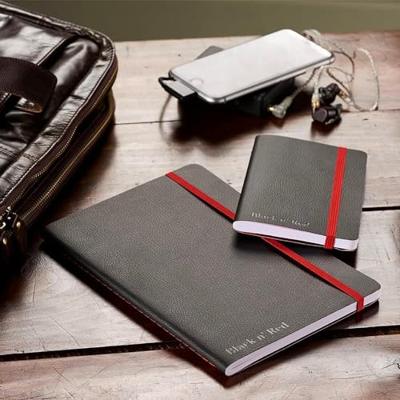 Notitieboek oxford black n' red a5 business 72v ln