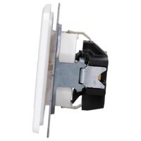 Jung CD1520WW Wandcontactdoos met randaarde Inzetstuk 1-voudig Alpine-wit 1 stuk(s) - thumbnail