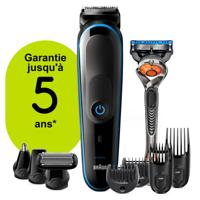 Braun All-in-one MGK5280 9-in-1 Trimmer, Baardtrimmer Voor Mannen, Bodygroomer En Haartrimmer, Zwart/Blauw - thumbnail