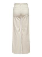Only Onlmadison Blush Hw Wide Dnm Cro Noos 15310632 Loose Fit Ecru - thumbnail