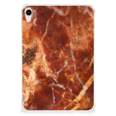 Apple iPad mini 6 (2021) Tablet Back Cover Marmer Bruin Apple iPad mini 6 (2021) Tablet Back Cover Marmer Bruin