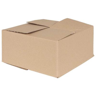 VidaXL Vouwdoos met opslag 50 pcs naturel 30 x 30 x 15 cm karton