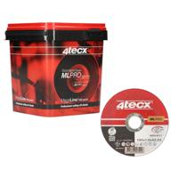 4tecx Doorslijpschijf Mega-Line A60V BF41 125 x 1,0 x 22,23mm 100 stuks - thumbnail