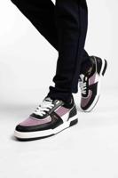 Off The Pitch Basketta Lo Struthio Sneakers Hi Zwart/Paars - Maat 40 - Kleur: ZwartPaars | Soccerfanshop - thumbnail