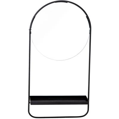 Bloomingville 82047625 make-upspiegel Vrijstaand Rond Zwart Bloomingville 82047625 make-upspiegel Vrijstaand Rond Zwart