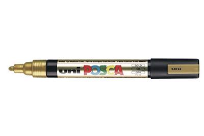Paintmarker Uni POSCA PC5M medium goud | 12 stuks