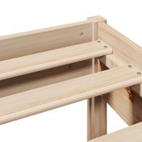 Bedframe zonder matras massief grenenhout 140x190 cm - thumbnail