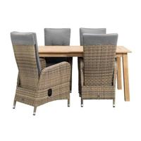 Le Sud tuinset Verona standenstoel Nancy - 5-delig - thumbnail