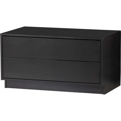 WOOOD TV-meubel 'Finca' Mat zwart, 75cm