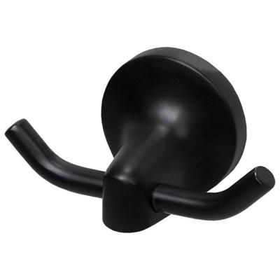 Handdoekhaak Haceka Aspen Dubbel Mat Zwart