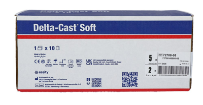 Delta-Cast Delta Cast Soft Blauw Stabilisatie Verband 3,6x5 Cm Delta-Cast Delta Cast Soft Blauw Stabilisatie Verband 3,6x5 Cm