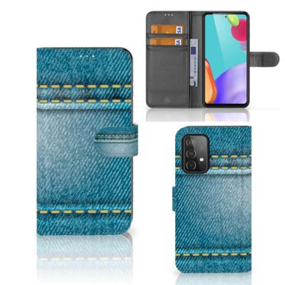 Samsung Galaxy A52 | Wallet Case | met Pasjes | Jeans
