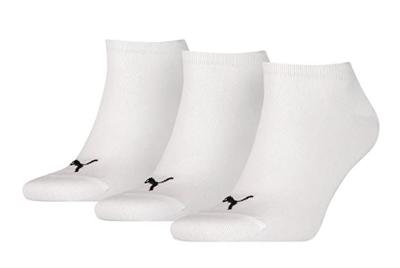 Puma Unisex Sneaker Plain Sokken 3-Pack Wit - Maat 47/49 - Kleur: Wit | Soccerfanshop