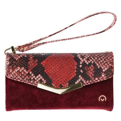 Mobilize 2in1 Gelly Velvet Clutch for Apple iPhone 12 Pro Max Red Snake