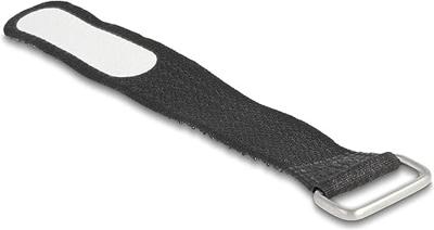 Delock Klittenband kabelbinder (l x b) 20 mm x 20 mm Zwart 5 stuk(s)