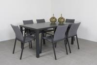 VDG Lima antraciet|Alma 160 cm. tuinset - 7-delig - thumbnail