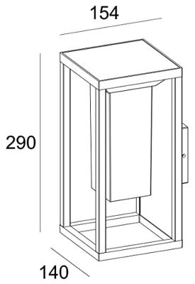 Deko Light Samas Solar 731122 Wandlamp op zonne-energie LED 2.2 W Donkergrijs
