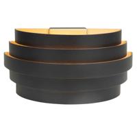 Highlight Design wandlampScudo zwart met goud 25cm - W3641.01 - thumbnail