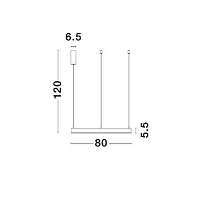Lyora HanglampMotif goud Ø 100cm 3000K - 9190655