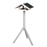 TRIXIE NATURA VOEDERHUIS MET STANDAARD GRIJS / WIT 46X22X44 CM / 115 CM - thumbnail