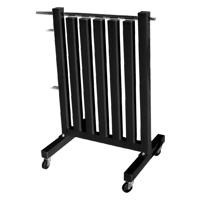 SUPPORT FOR VINYL WEIGHTS WITH WHEELS AND BAR - thumbnail