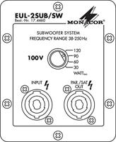 Monacor EUL-2SUB/SW ELA-subwoofer - thumbnail
