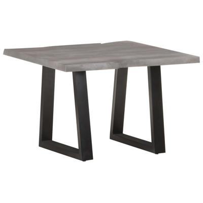 Salontafel met natuurlijke randen 60x60x40 cm acaciahout Salontafel met natuurlijke randen 60x60x40 cm acaciahout