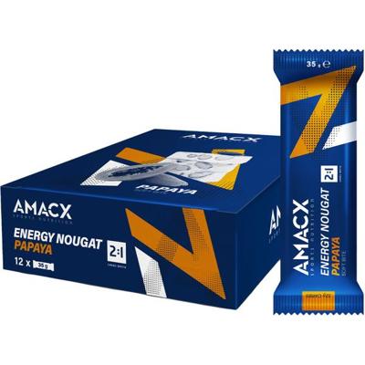 Amacx Energy Nougat Reep Papaya 12x37g