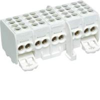 Hager KH25C HAGER KH25C 5P wit aansluitblok Klem 5-polig 80 A 1 stuk(s) - thumbnail