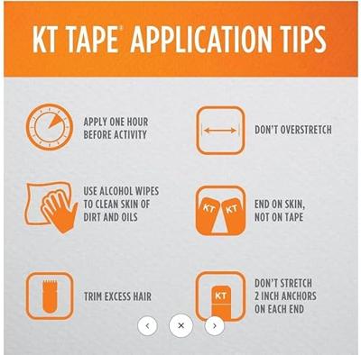 KT Tape Elastic Sports Tape Strips Beige KT Tape Elastic Sports Tape Strips Beige