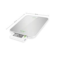 LITTLE BALANCE Balance Green Power USB - 6 kg - 1 g - Argento perlato - thumbnail