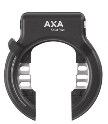 AXA Ringslot solid plus - met spatbordbevestiging - zwart (werkplaatsverpakking)