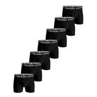 7-pack heren boxershort - Zwarte heren onderbroeken katoen - onderbroeken - thumbnail