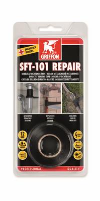Griffon SFT-101 Reparatie Tape - Waterdicht, Zelffuserend 3m - Ideaal voor Lekkage & Isolatie Reparaties