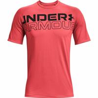 Heren-T-Shirt met Korte Mouwen Under Armour Tech 2.0 Rood - Maat: S - thumbnail