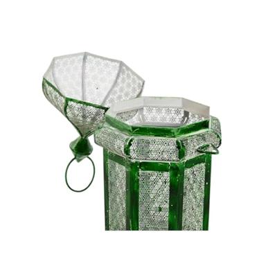 Lantaarns Home ESPRIT Groen Metaal Orientaals 23 x 23 x 57 cm (2 Onderdelen) Lantaarns Home ESPRIT Groen Metaal Orientaals 23 x 23 x 57 cm (2 Onderdelen)
