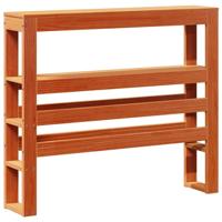 Bedframe zonder matras massief grenenhout wasbruin 120x200 cm - thumbnail