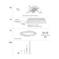 Paulmann MacLED 94422 Kabelsysteem compleet LED vast ingebouwd LED Wit, Chroom - thumbnail