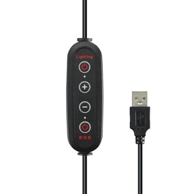 Hama SpotLight FoldUp LED RGB Ringlamp Zwart/Wit