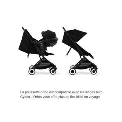 CYBEX - Ultracompacte en comfortabele kinderwagen - ORFEO - 4 wielen - Magic Black