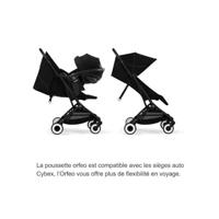 CYBEX - Ultracompacte en comfortabele kinderwagen - ORFEO - 4 wielen - Magic Black - thumbnail