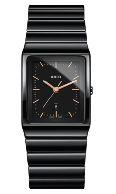 Horlogeband Rado 01.212.0700.3.016 / 212.0700.3 / R21807702 Keramiek Zwart