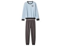 esmara Fleece kinder pyjama (Blauw/donkergrijs, 146/152) - thumbnail
