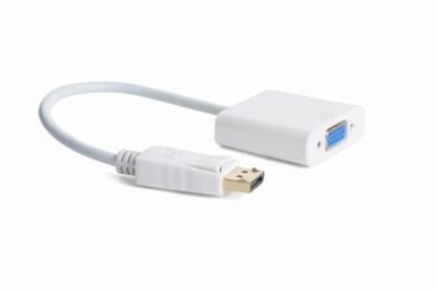 DisplayPort M - VGA F adapterkabel 15 cm wit DisplayPort M - VGA F adapterkabel 15 cm wit
