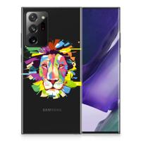 Samsung Galaxy Note20 Ultra Telefoonhoesje met Naam Lion Color - thumbnail
