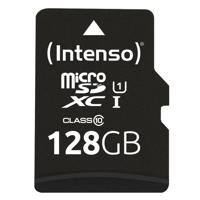 Intenso Premium microSDXC-kaart 128 GB Class 10, UHS-I Incl. SD-adapter - thumbnail