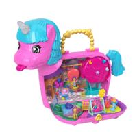Polly Pocket-De eenhoorns krijgen een feestdoos met 2 minifiguren HYD96 - thumbnail